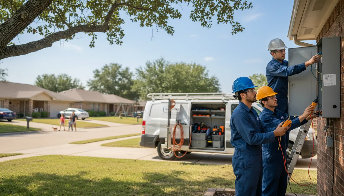 Certified electrician providing emergency electrical services in Saint Henry, OH